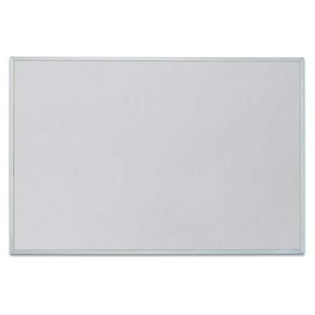 United Visual Products Corkboard, Fbrc, Blk/Cld, Blck, 1 Dr, 36x36" UV302-BLACK-CLOUD
